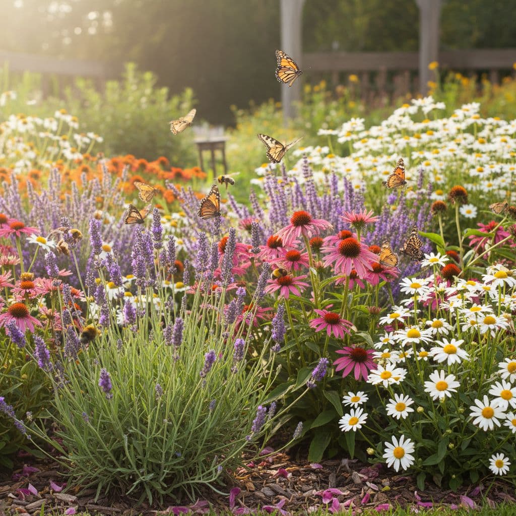 Pollinator Garden idea created with FlorAI AI Garden Design